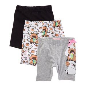 Freestyle Girls  3Pk Capybara Cutie Bike Short